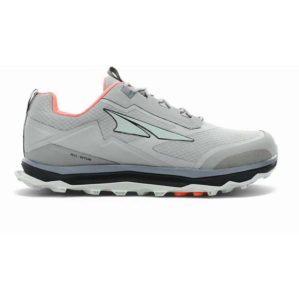 Altra Dam Lone Peak All-wthr Low Trailskor Grå/Orange 736402VTZ